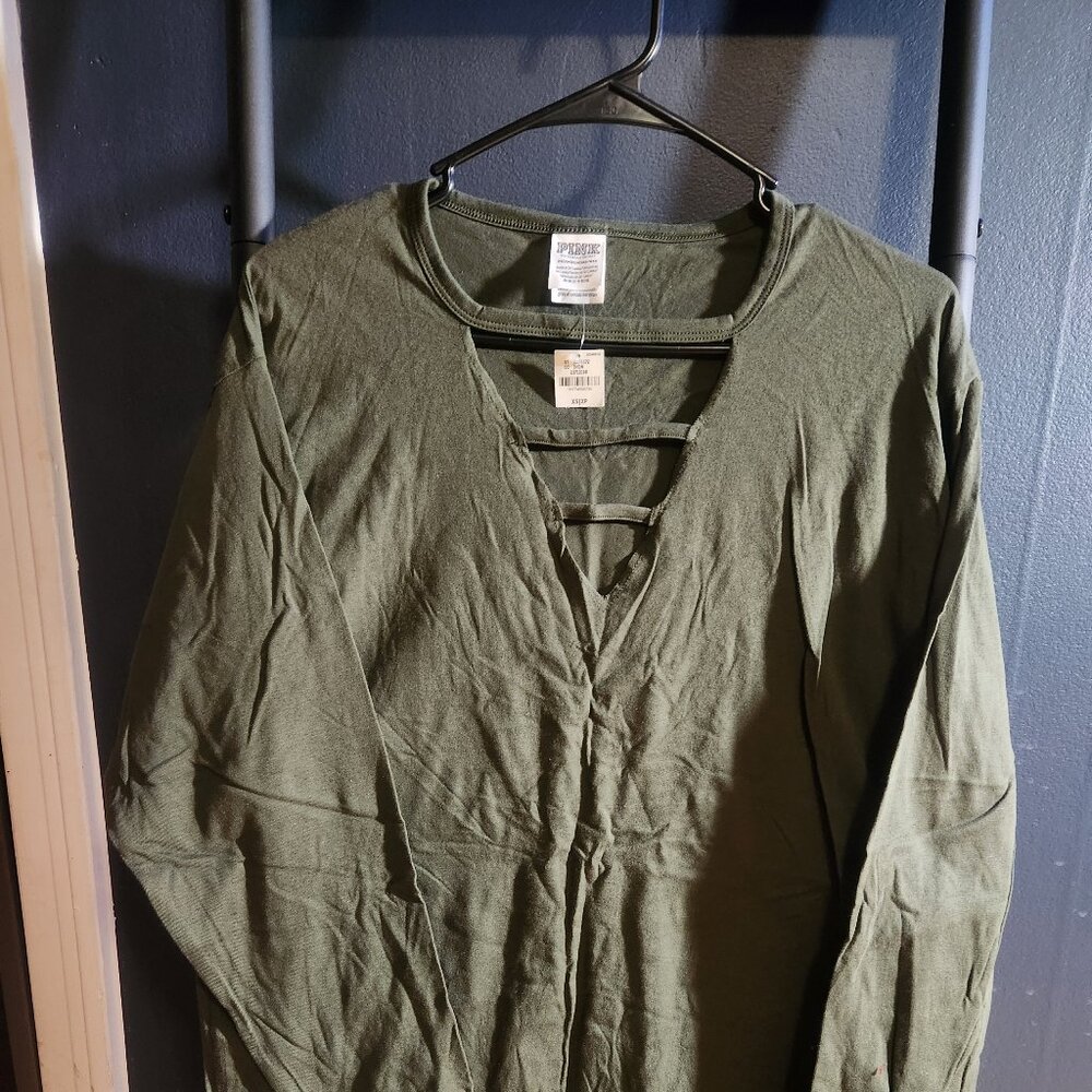 Pink Victoria's Secret Long Sleeve Tee